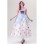 Anime Cartoon Characters Pink Polka Dot Princess Cosplay Performance Costumes Shepherdess YM088