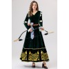 Halloween Retro Court Queen's Legend Cosplay Princess Long Dress Performance Costume YM0825
