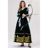 Halloween Retro Court Queen's Legend Cosplay Princess Long Dress Performance Costume YM0825
