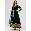 Halloween Retro Court Queen's Legend Cosplay Princess Long Dress Performance Costume YM0825