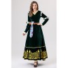 Halloween Retro Court Queen's Legend Cosplay Princess Long Dress Performance Costume YM0825