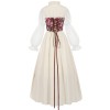 Renaissance Dress Cosplay Women's Medieval Clothing Victorian Pirate Fairy Witch Costume YM0832