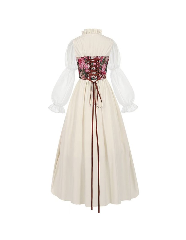 Renaissance Dress Cosplay Women's Medieval Clothing Victorian Pirate Fairy Witch Costume YM0832