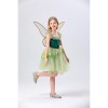 Princess Puffy Dress Flower Fairy Little Girl Elf Dance Cosplay Costume Green Dress YM5835