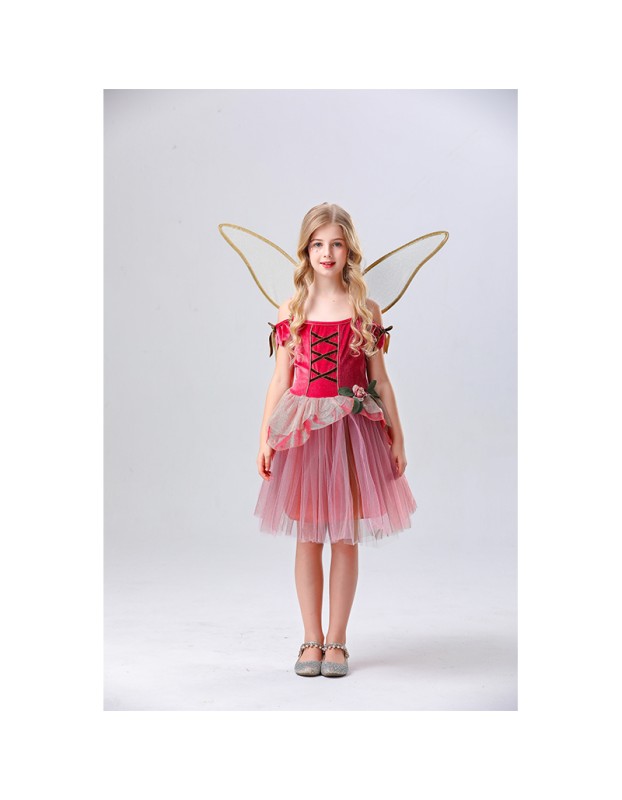 Children's Day Fairy Girl Elf Dance Costume Princess Puff Skirt Cosplay Performance Costume YM5833
