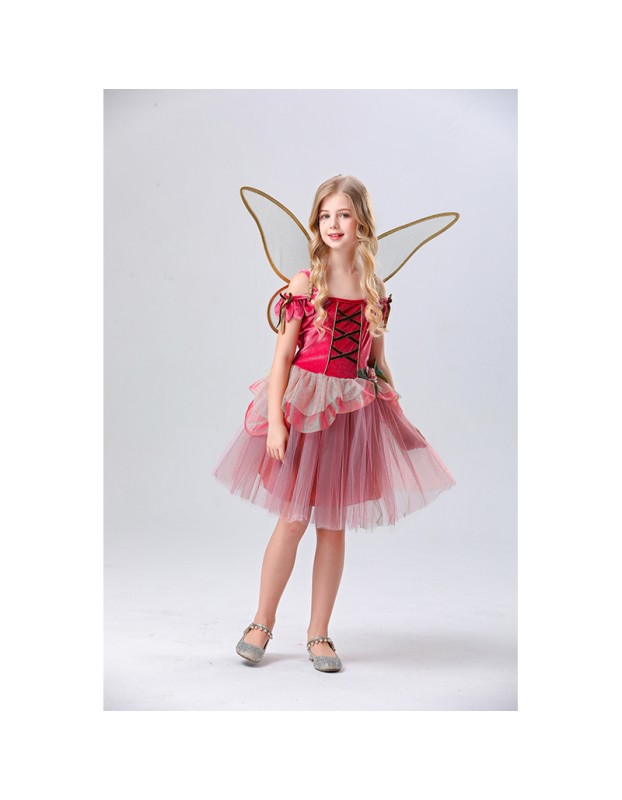Children's Day Fairy Girl Elf Dance Costume Princess Puff Skirt Cosplay Performance Costume YM5833