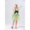 Princess Puffy Dress Flower Fairy Little Girl Elf Dance Cosplay Costume Green Dress YM5835