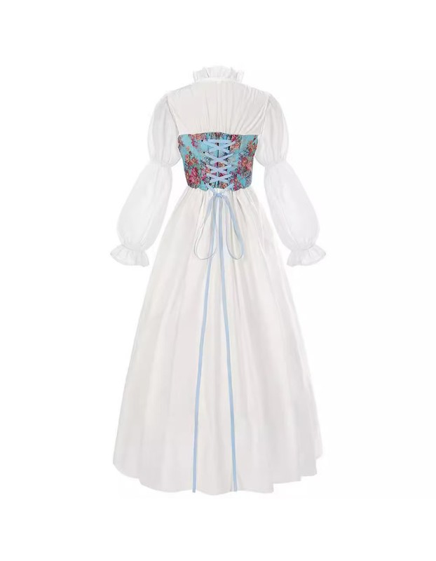 Renaissance Dress Cosplay Women's Medieval Clothing Victorian Pirate Fairy Witch Costume YM0832