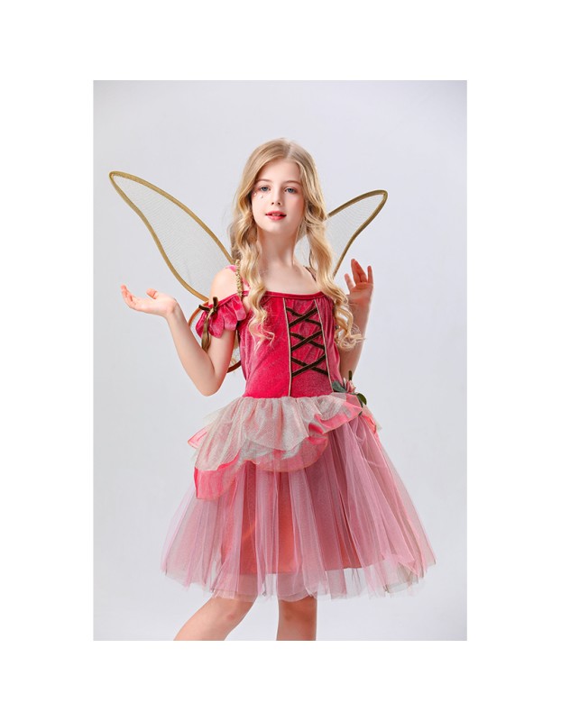 Children's Day Fairy Girl Elf Dance Costume Princess Puff Skirt Cosplay Performance Costume YM5833