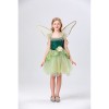 Princess Puffy Dress Flower Fairy Little Girl Elf Dance Cosplay Costume Green Dress YM5835