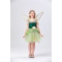 Princess Puffy Dress Flower Fairy Little Girl Elf Dance Cosplay Costume Green Dress YM5835
