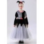 Children's Clown Costumes Girls' Clown Plaid Skirts Masquerade Balls Carnival Parties Costumes YM8771
