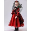 Halloween Children's Vampire Costume Girl Witch Red Ghost Bride Princess Dress Little Girl Cosplay YM8772