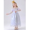 Children's Princess Alice White Queen Dress High-end Cosplay Princess Dress Costume YM8776