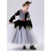 Children's Clown Costumes Girls' Clown Plaid Skirts Masquerade Balls Carnival Parties Costumes YM8771