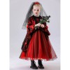 Halloween Children's Vampire Costume Girl Witch Red Ghost Bride Princess Dress Little Girl Cosplay YM8772