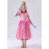 Children's Pink Princess Dress Mario Luigi Pink Princess Dress Pink Princess Dress For Girls YM8775