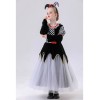 Children's Clown Costumes Girls' Clown Plaid Skirts Masquerade Balls Carnival Parties Costumes YM8771