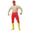 Funny and Cool Muscle Boy Costume Abdominal Muscles Funny Party Cosplay  Muscle Shirt Set MS1816