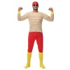 Funny and Cool Muscle Boy Costume Abdominal Muscles Funny Party Cosplay  Muscle Shirt Set MS1816