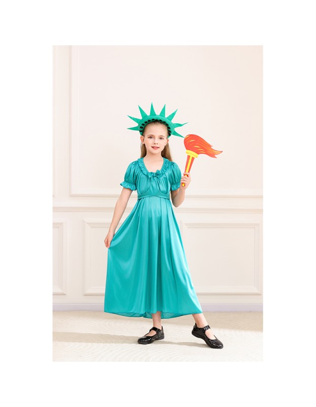 Halloween Statue of Liberty Costumes Mythology ThemedParent Child Costumes Cosplay MS5635