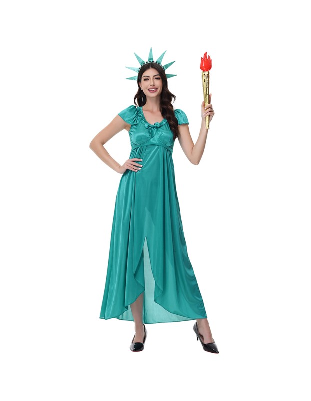 Halloween Statue of Liberty Costumes Mythology ThemedParent Child Costumes Cosplay MS5635