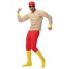Funny and Cool Muscle Boy Costume Abdominal Muscles Funny Party Cosplay  Muscle Shirt Set MS1816