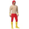 Funny and Cool Muscle Boy Costume Abdominal Muscles Funny Party Cosplay  Muscle Shirt Set MS1816