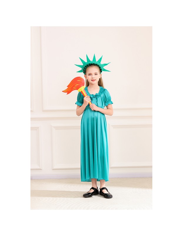 Halloween Statue of Liberty Costumes Mythology ThemedParent Child Costumes Cosplay MS5635