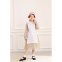 Children's Floral Colonial Grassland Pioneer and Trailblazer Costume Cosplay Country Long Dress MS5636
