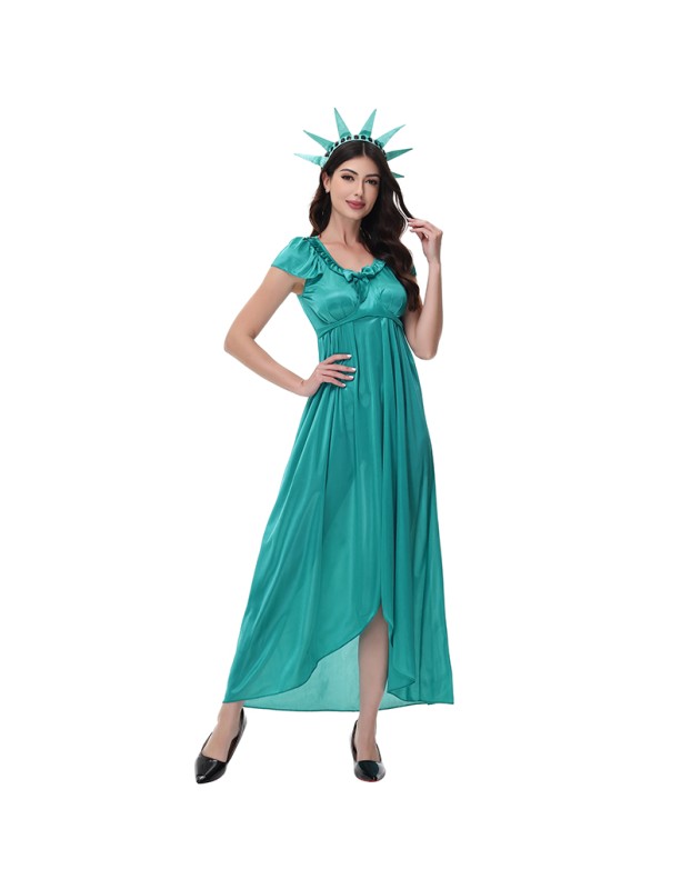 Halloween Statue of Liberty Costumes Mythology ThemedParent Child Costumes Cosplay MS5635