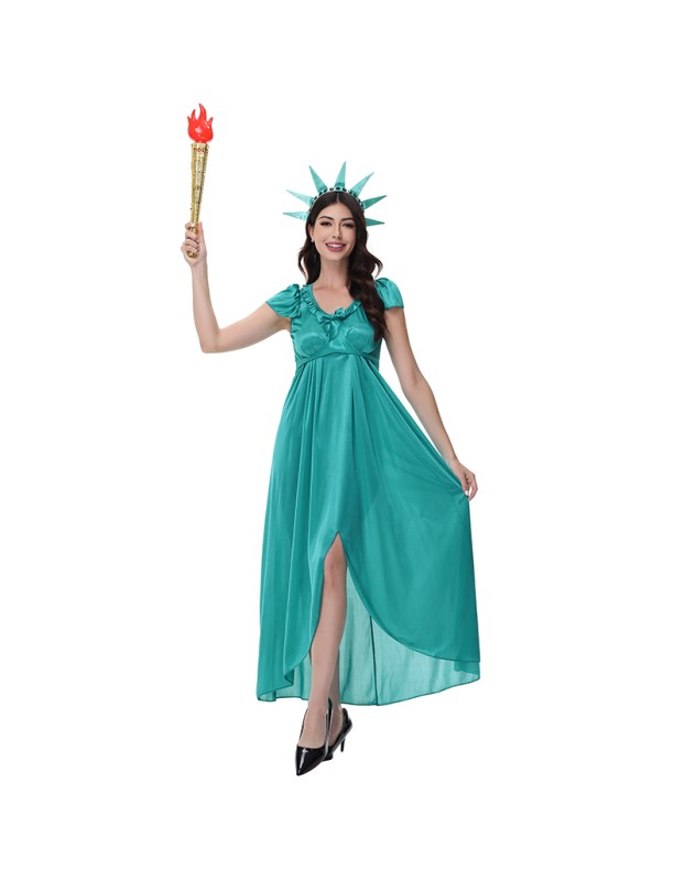 Halloween Statue of Liberty Costumes Mythology ThemedParent Child Costumes Cosplay MS5635