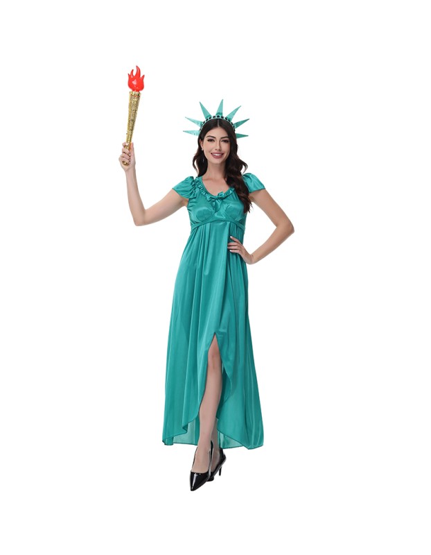 Halloween Statue of Liberty Costumes Mythology ThemedParent Child Costumes Cosplay MS5635