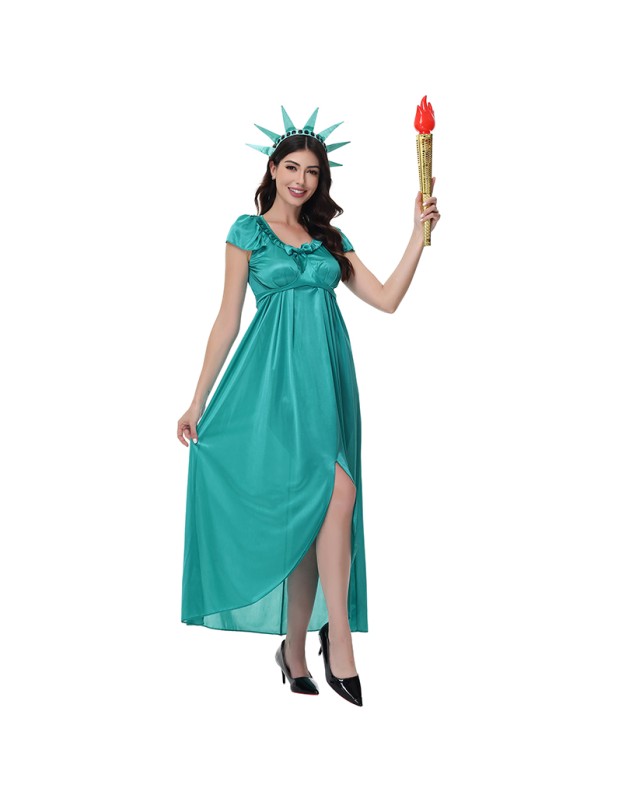 Halloween Statue of Liberty Costumes Mythology ThemedParent Child Costumes Cosplay MS5635