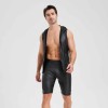 Sexy Shiny Men's Suit Vest Jackets Sporty and Casual Men's Leather Hooded Vests N837