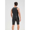 Men's Sexy Charming Matte Leather Vest Shiny Leather Sleeveless T-shirt Tight Fitting Costume N836