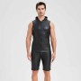 Sexy Shiny Men's Suit Vest Jackets Sporty and Casual Men's Leather Hooded Vests N837
