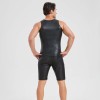 Men's Sexy Charming Matte Leather Vest Shiny Leather Sleeveless T-shirt Tight Fitting Costume N836