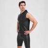 Sexy Shiny Men's Suit Vest Jackets Sporty and Casual Men's Leather Hooded Vests N837