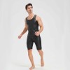 Men's Sexy Charming Matte Leather Vest Shiny Leather Sleeveless T-shirt Tight Fitting Costume N836