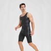 Men's Sexy Charming Matte Leather Vest Shiny Leather Sleeveless T-shirt Tight Fitting Costume N836