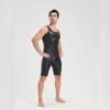 Men's Sexy Charming Matte Leather Vest Shiny Leather Sleeveless T-shirt Tight Fitting Costume N836