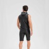 Sexy Shiny Men's Suit Vest Jackets Sporty and Casual Men's Leather Hooded Vests N837