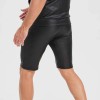 Sexy Shiny Men's Suit Vest Jackets Sporty and Casual Men's Leather Hooded Vests N837