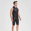 Sexy Shiny Men's Suit Vest Jackets Sporty and Casual Men's Leather Hooded Vests N837