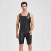 Men's Sexy Charming Matte Leather Vest Shiny Leather Sleeveless T-shirt Tight Fitting Costume N836