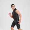 Sexy Shiny Men's Suit Vest Jackets Sporty and Casual Men's Leather Hooded Vests N837