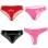 Latex Briefs Ammonia Low Waisted Sexy Narrow Crotch Shiny Patent Leather Briefs XX6507