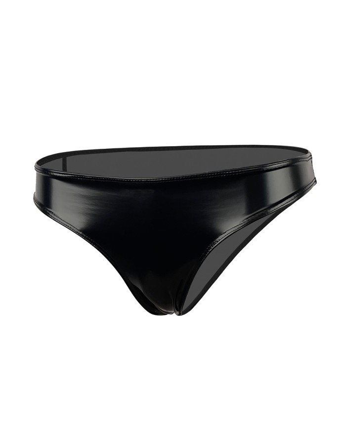Latex Briefs Ammonia Low Waisted Sexy Narrow Crotch Shiny Patent Leather Briefs XX6507
