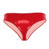 Latex Briefs Ammonia Low Waisted Sexy Narrow Crotch Shiny Patent Leather Briefs XX6507